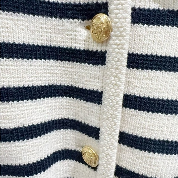 🚩steal Authentic Celine Navy and White Striped Sweater - Picture 3 of 6